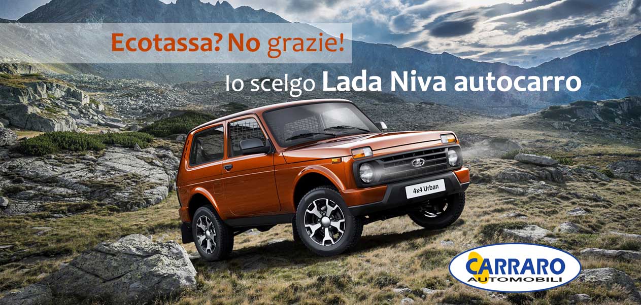 Scegli Lada Niva autocarro 4×4 e non paghi l’ecotassa