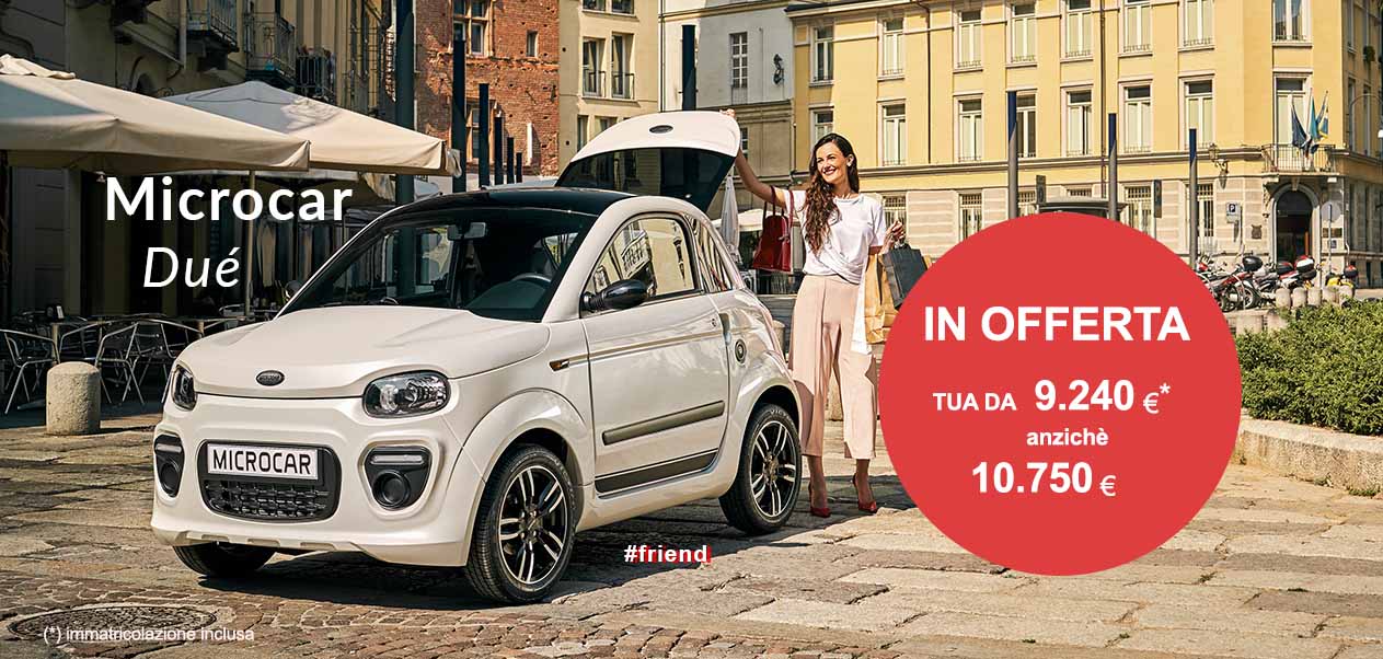 OFFERTA Microcar Dué 2020