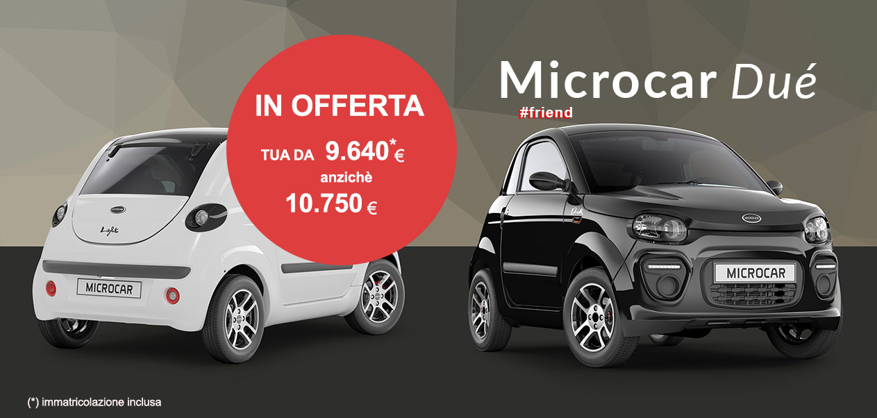 OFFERTA Microcar Dué 2021