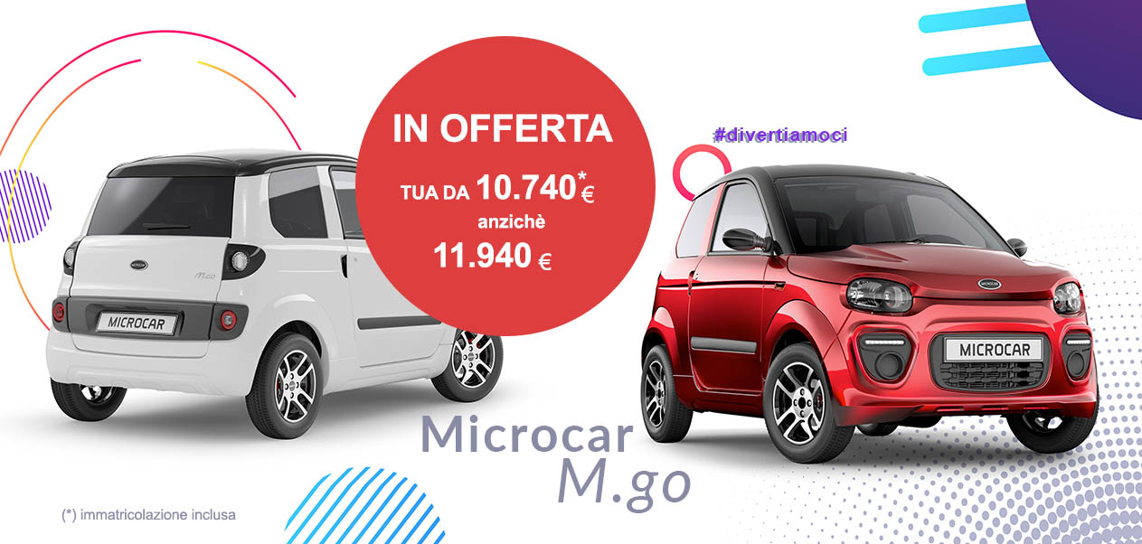 OFFERTA Microcar M.Go 2021