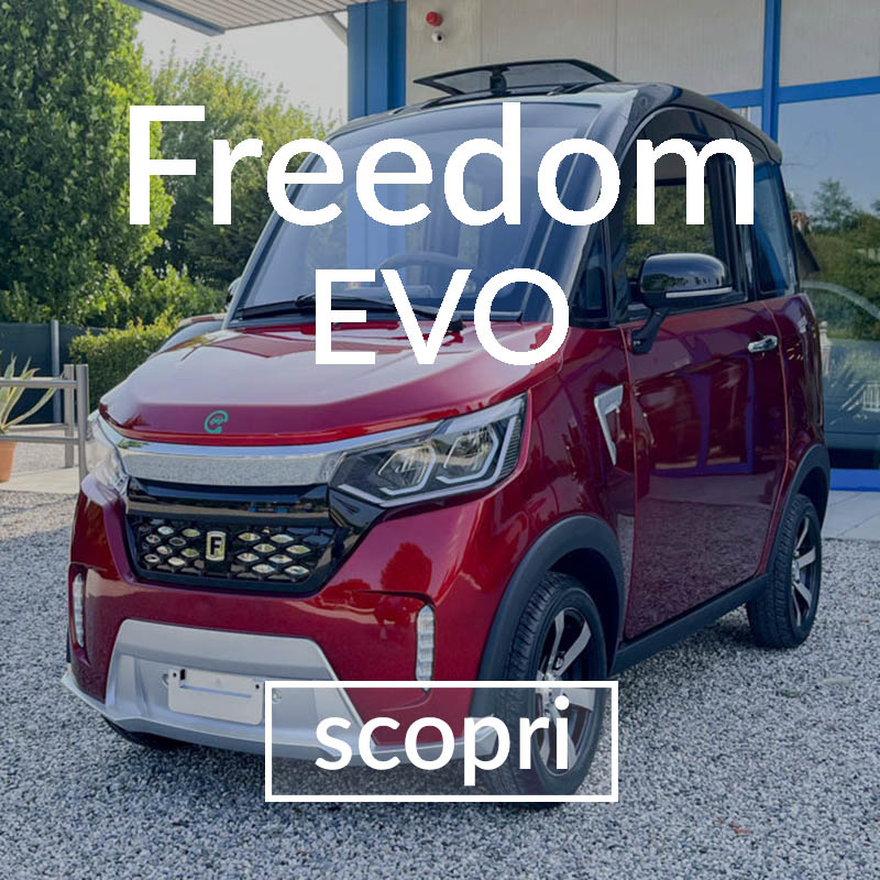 veicoli elettrici - auto minicar scooter cabinato 4 ruote anziani disabili senza patente