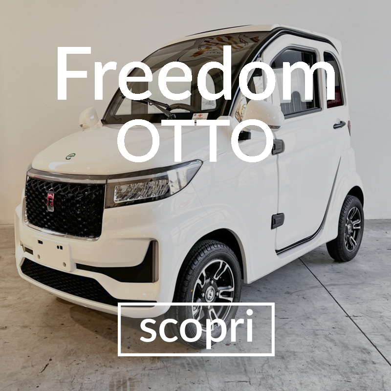 veicoli elettrici - auto minicar scooter cabinato 4 ruote anziani disabili senza patente