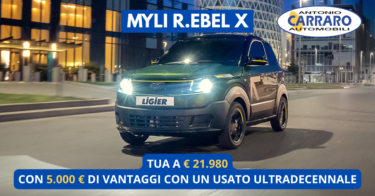 SUPER SCONTO - Ligier Myli 100% ELETTRICA