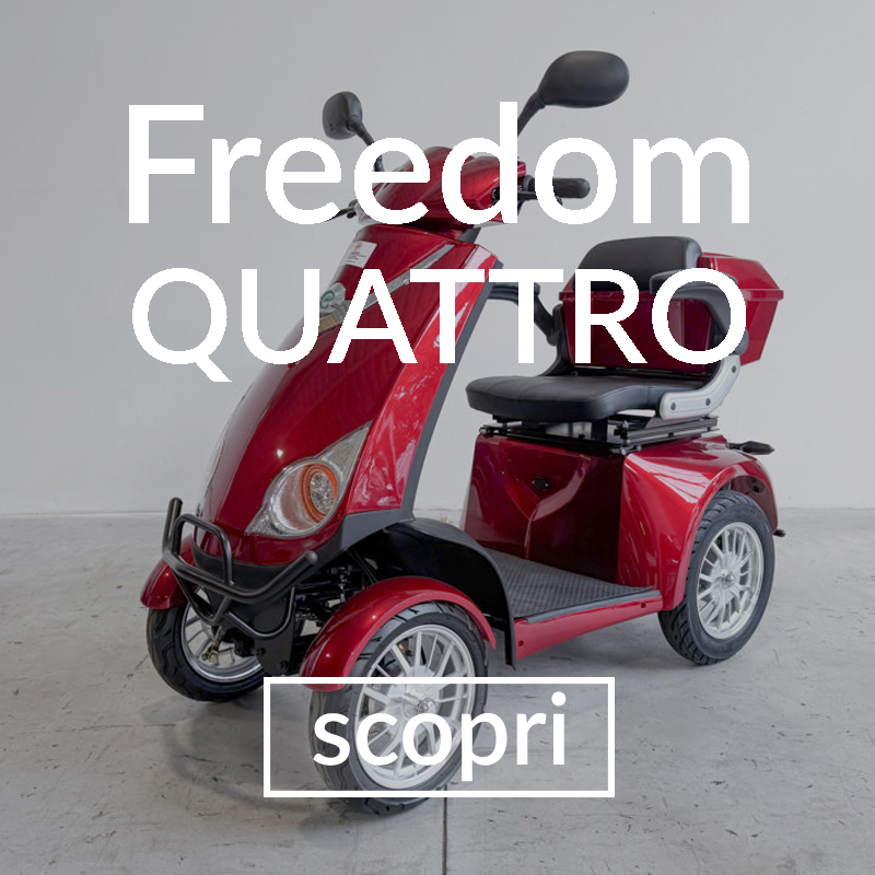 veicoli elettrici - scooter 4 ruote anziani disabili senza patente